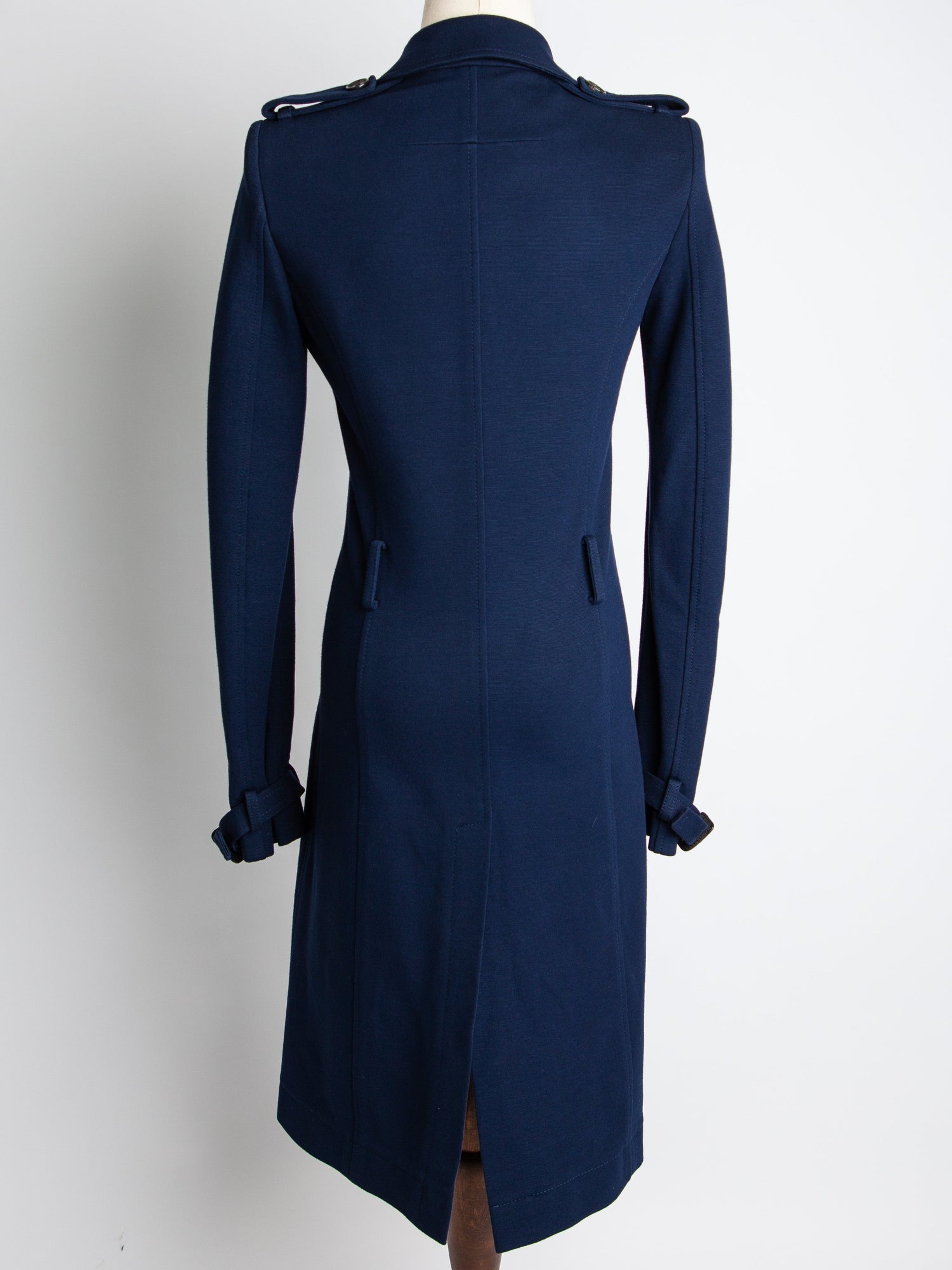 Good Givenchy Navy Blue Viscose Coat Size XS