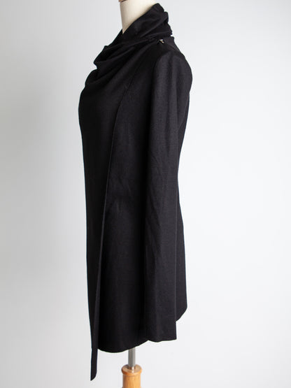 Good Helmut Black Cashmere Tunic Poncho Sweater Size XXS