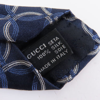 Gucci Silk Tie Territory Indigo Tie Blue Silk