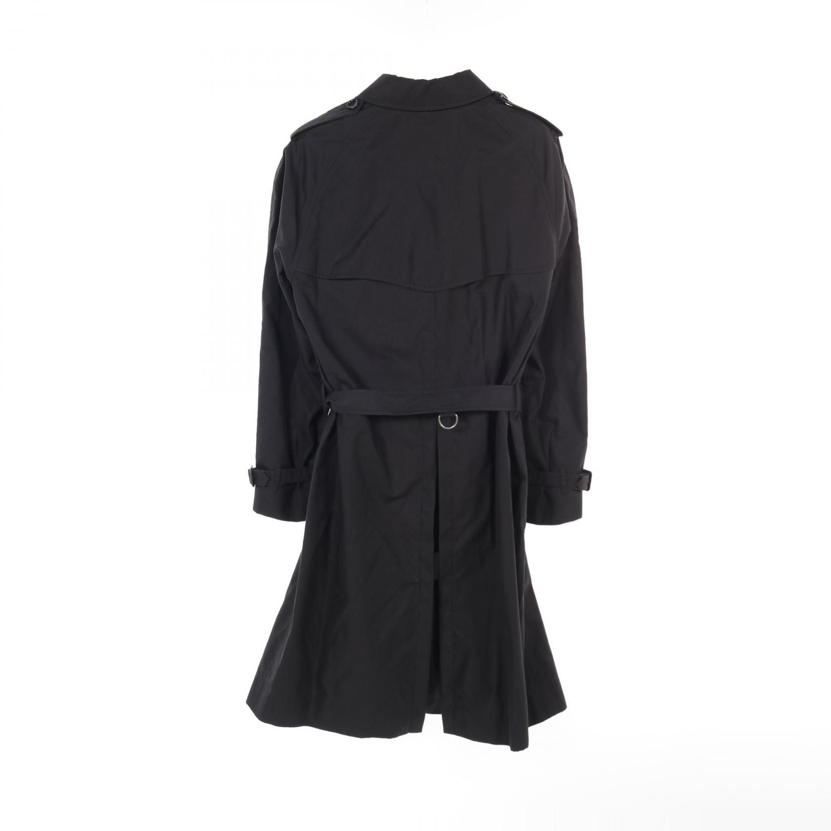 Gucci Trench Coat Black Nylon Cotton 565807