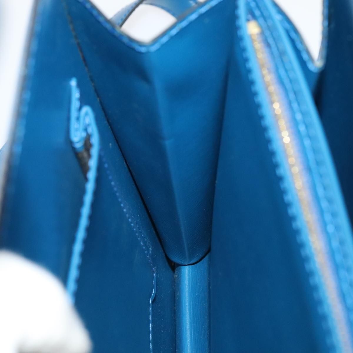 Louis Vuitton Epi Capuchin Shoulder Bag Blue M 52345 Lv Auth