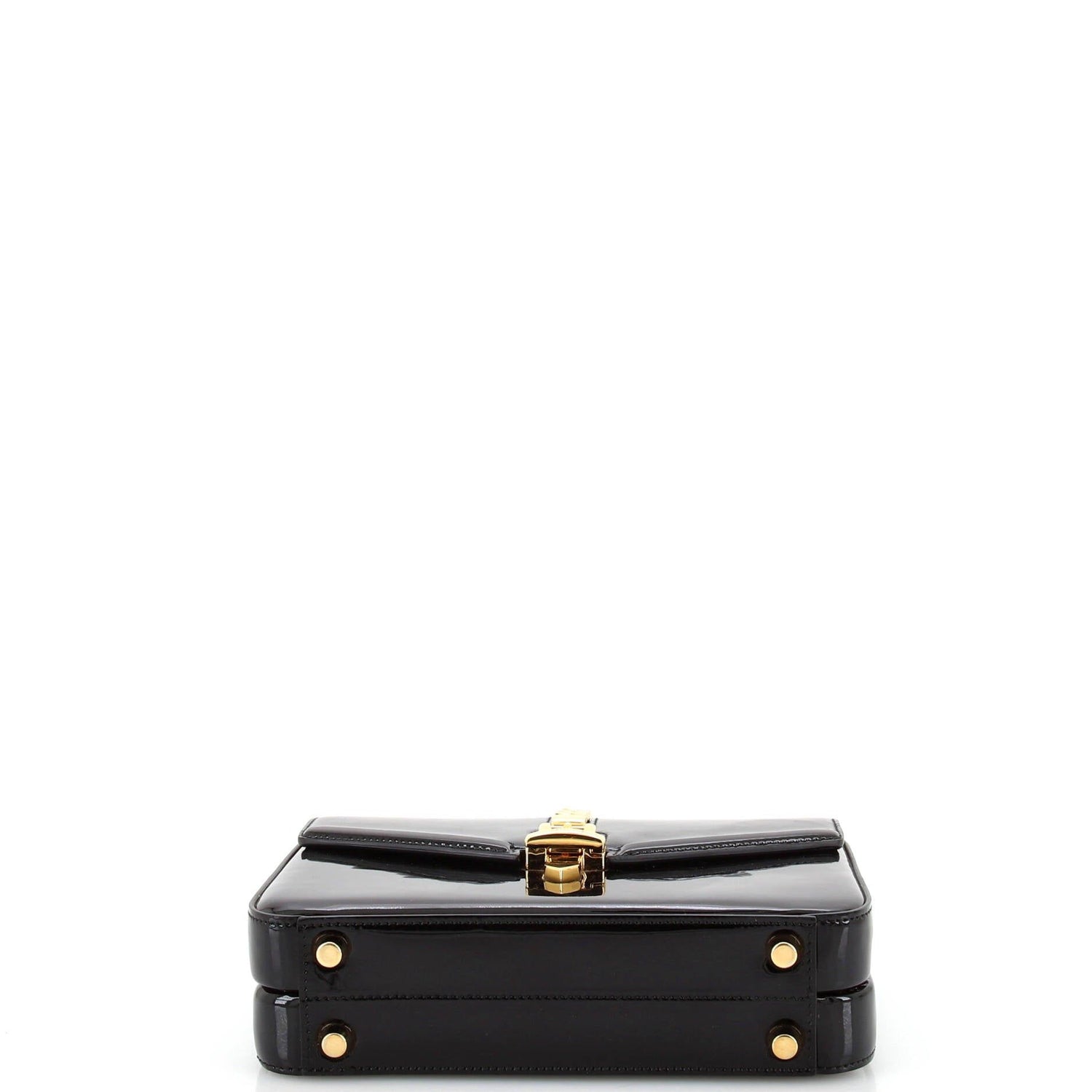 Gucci Sylvie 1969 Top Handle Bag Patent Mini