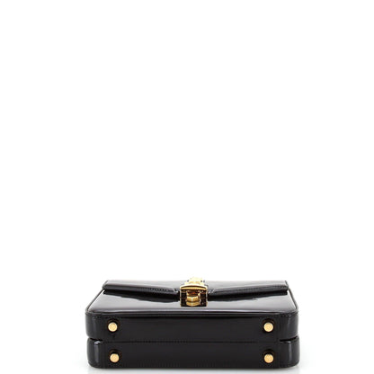 Gucci Sylvie 1969 Top Handle Bag Patent Mini