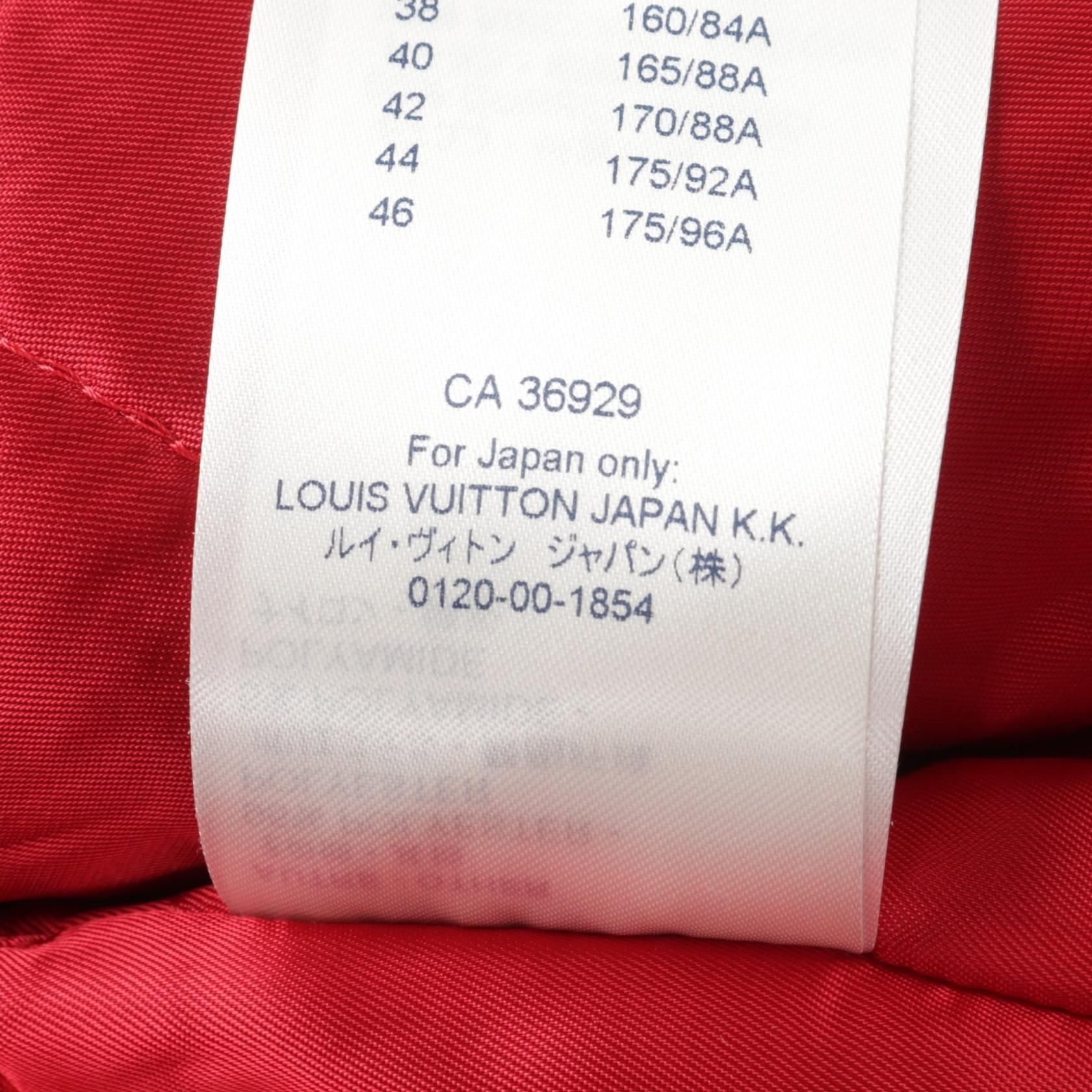 Louis Vuitton Monogram Biker Jacket Silver Black Silver Riders Jacket Rw 192w Nyk Fhlj 12