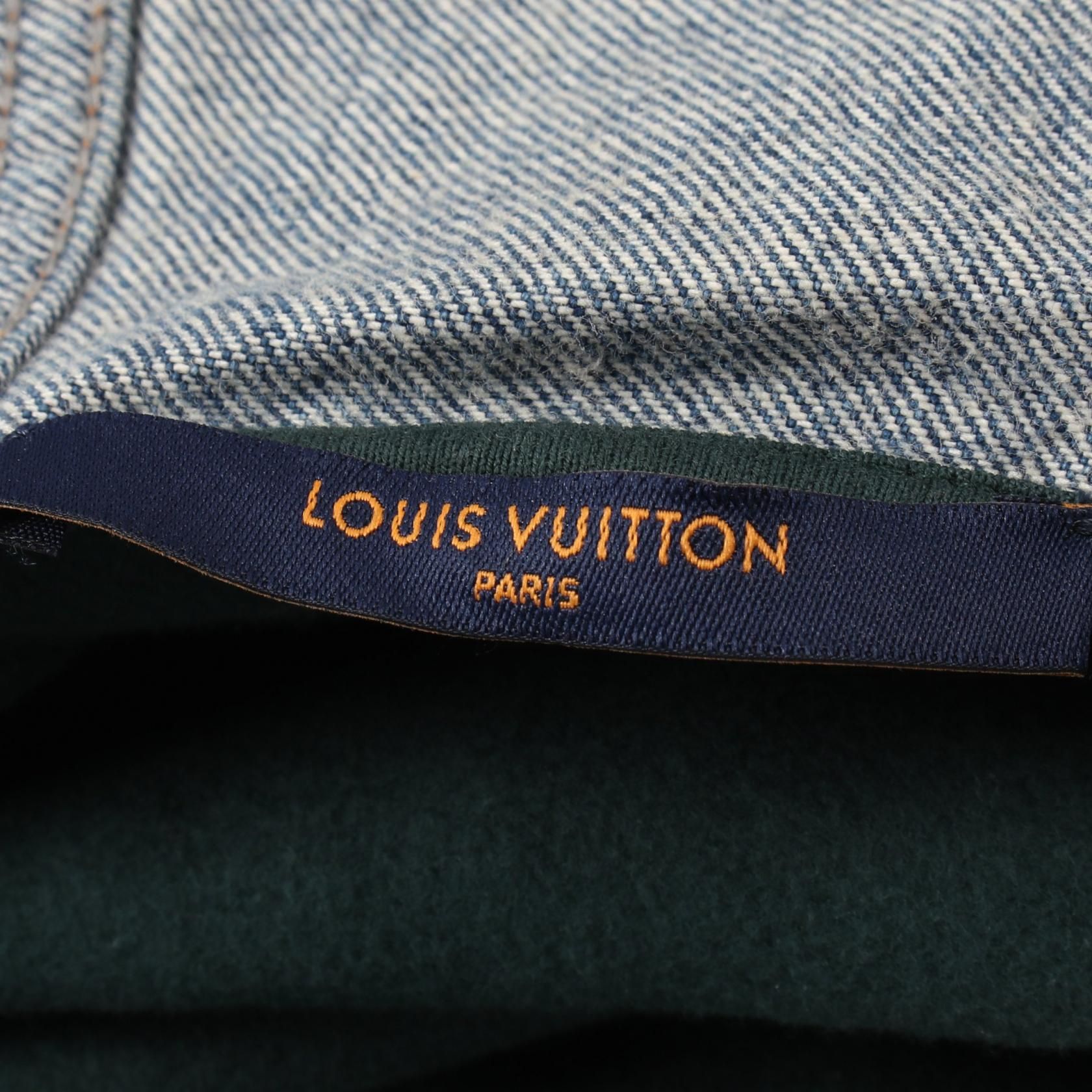 Louis Vuitton Green Blue Hoodie Rm 222 Ihn Hny 83w