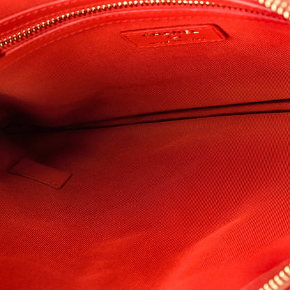 Chanel O Case Clutch Quilted Lambskin Medium