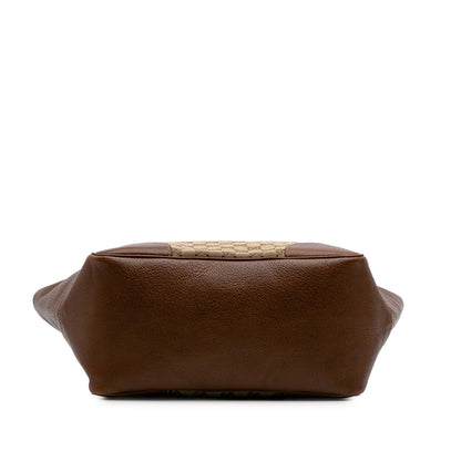 Gucci GG Canvas Bree Tote Brown