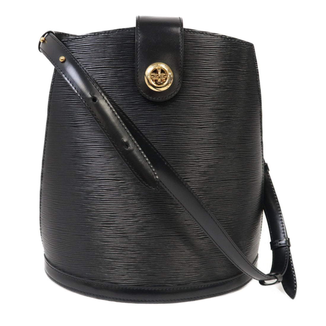 Louis Vuitton Epi Cluny Gold Shoulder Bag Black Black Shoulder Bag M 52252
