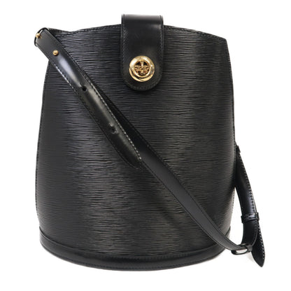 Louis Vuitton Epi Cluny Gold Shoulder Bag Black Black Shoulder Bag M 52252