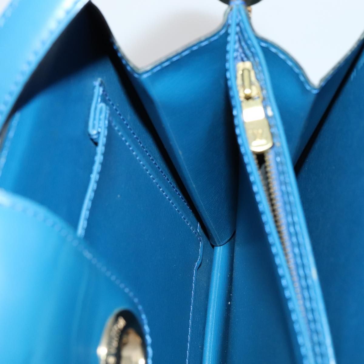 Louis Vuitton Epi Capuchin Shoulder Bag Blue M 52345 Lv Auth