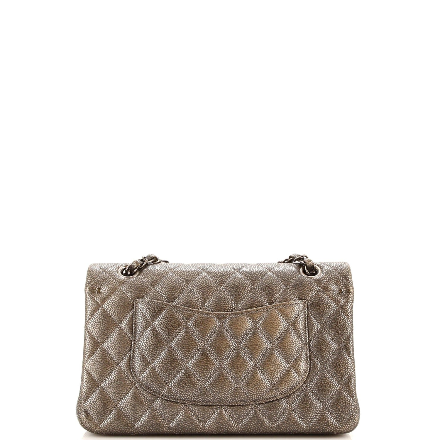 Chanel Classic Double Flap Bag Quilted Caviar Medium
