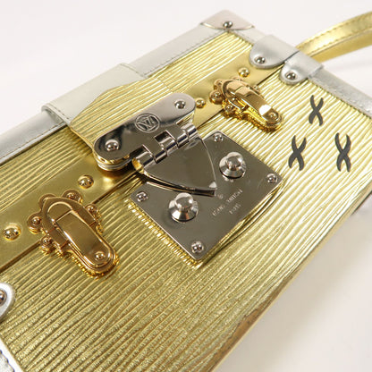 Louis Vuitton Epi/kinpu Petite Malle Kinpaku/ginpaku Shoulder Back Bag Golden Gold Shoulder Bag M 50017