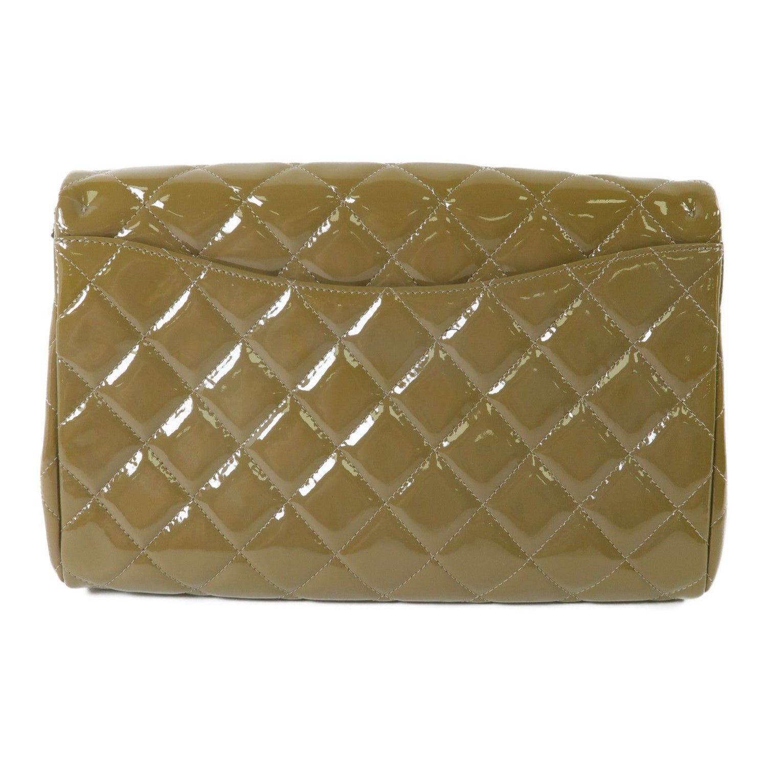 Chanel Other Lacquered Leather Shoulder Bag Silver Shoulder Bag Patent Leather