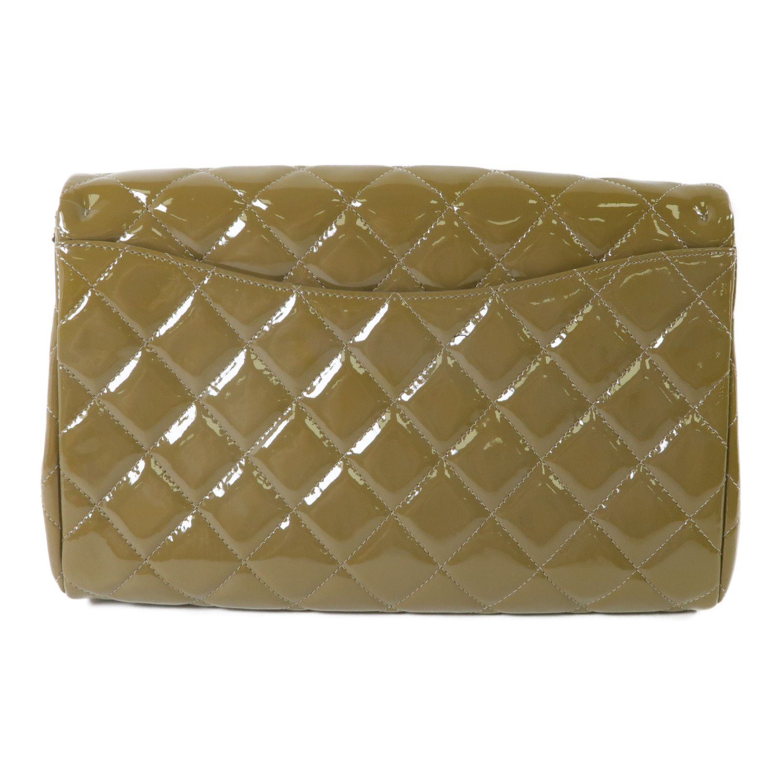 Chanel Other Lacquered Leather Shoulder Bag Silver Shoulder Bag Patent Leather