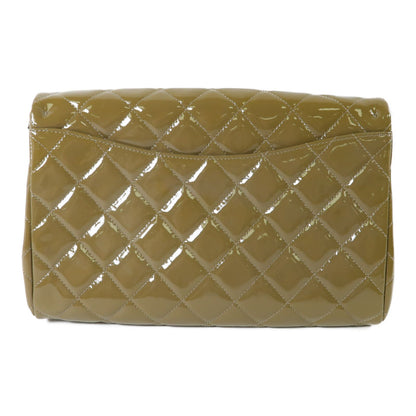 Chanel Other Lacquered Leather Shoulder Bag Silver Shoulder Bag Patent Leather