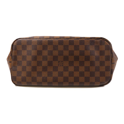 Louis Vuitton Damier Neverfull Mm Gold Shoulder Bag/handmade Bag Brown Tote Bag N 51105