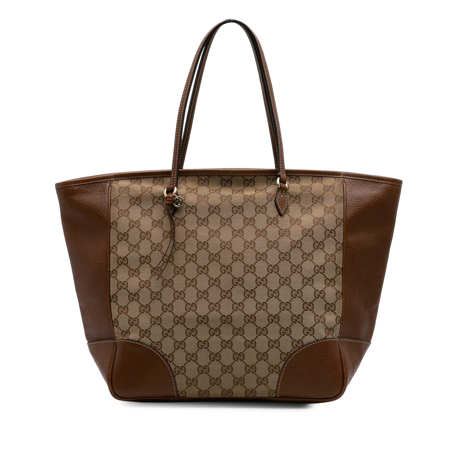 Gucci GG Canvas Bree Tote Brown