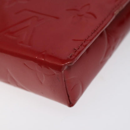 Louis Vuitton Vernis Green Cigarette Case Red M 91155 Lv Auth