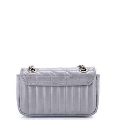 Gucci Calfskin Matelasse Aria Mini GG Marmont Shoulder Bag