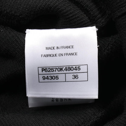 Chanel Black Knit Wool P 62570k 48045