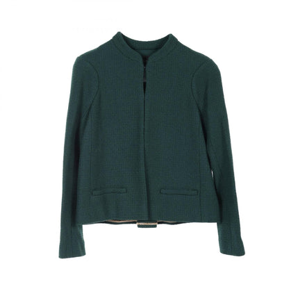 Chanel Green Coco Mark Button Other Jackets Wool P 51896v 38682