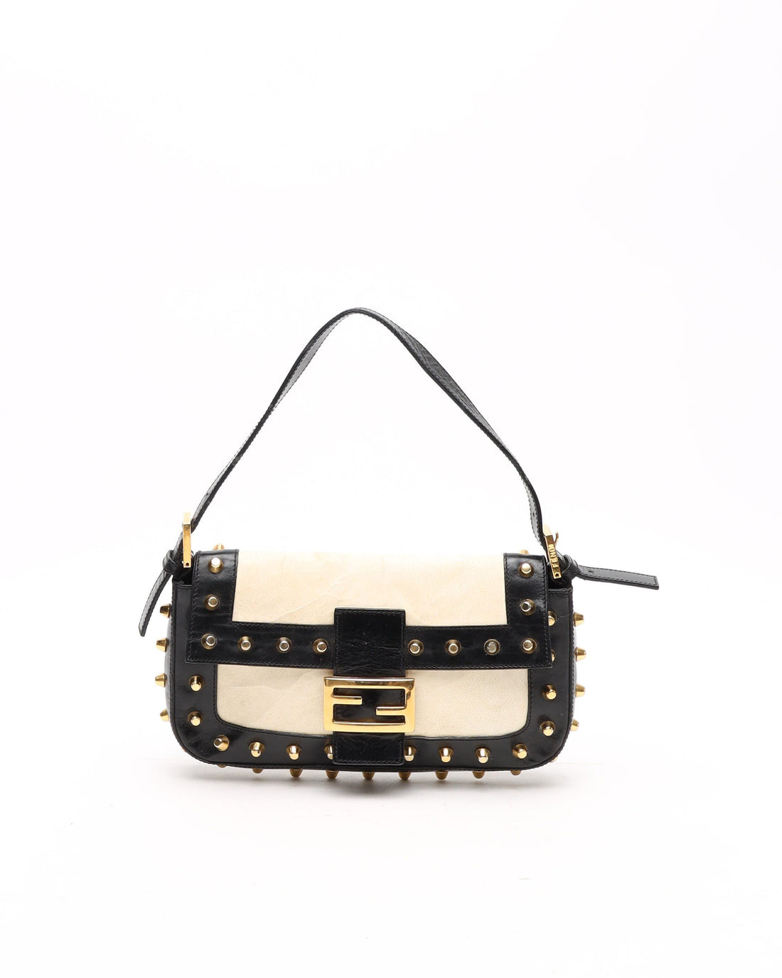 Fendi Studded Medium Baguette Bag