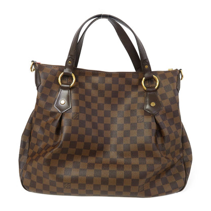 Louis Vuitton Damier Evora Mm Gold Hand-ground Shoulder Bag For Back Bag Brown 2way Shoulder Bag N 41131