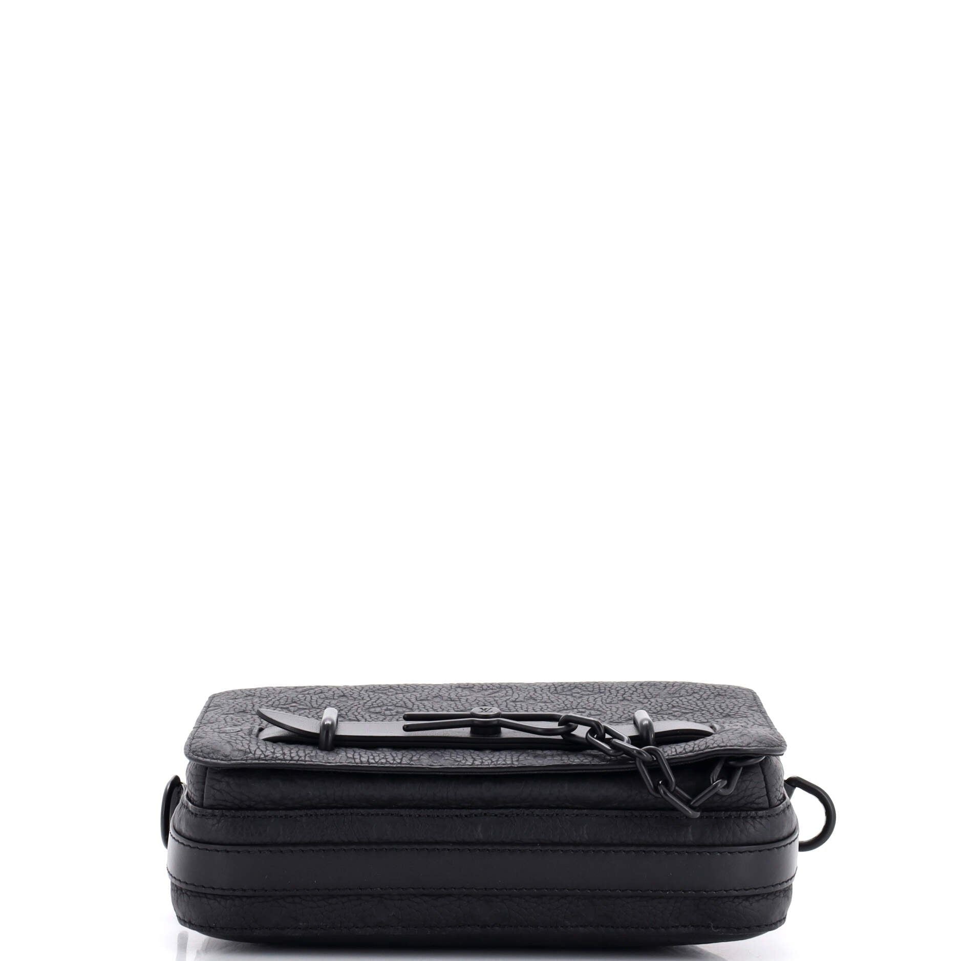 Louis Vuitton Steamer Messenger Bag Monogram Taurillon Leather