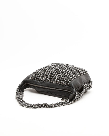 Chanel Triple Chain Hobo Bag