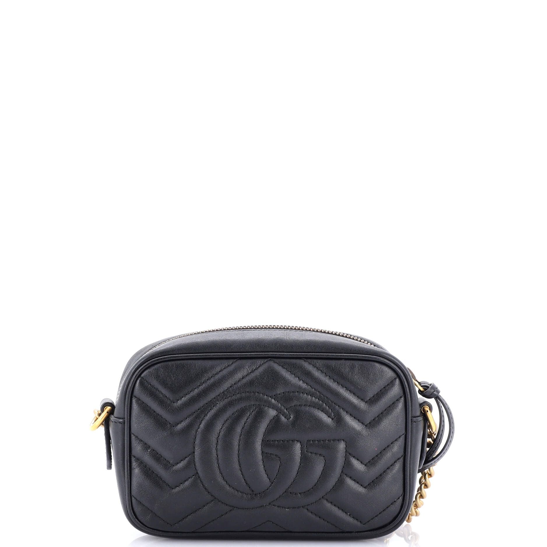 Gucci GG Marmont Shoulder Bag Matelasse Leather Mini