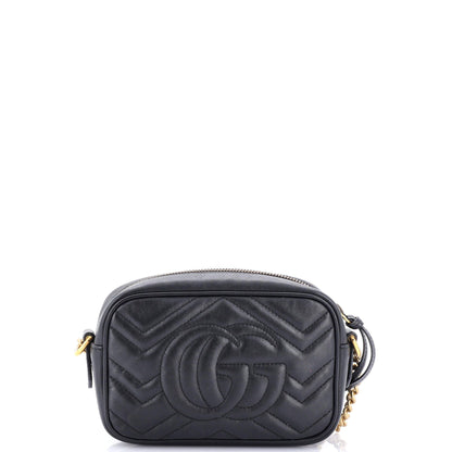 Gucci GG Marmont Shoulder Bag Matelasse Leather Mini