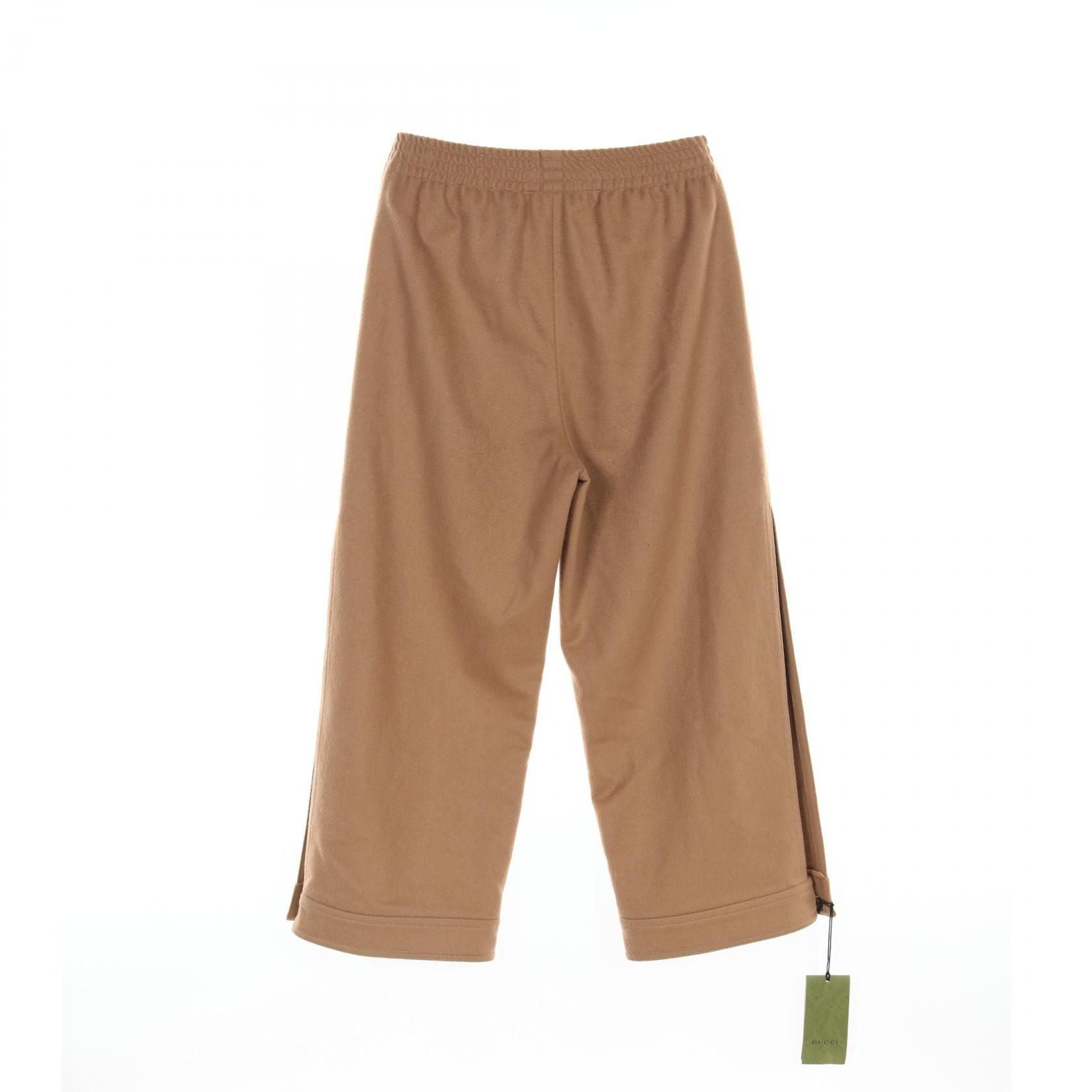 Gucci With Gg Button Pants 730912 Wool Brown 40