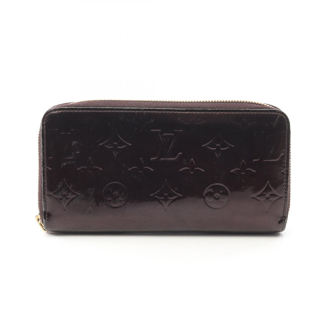 Louis Vuitton Zippy Wallet Amarrant Purple Around Long Wallet M 93522
