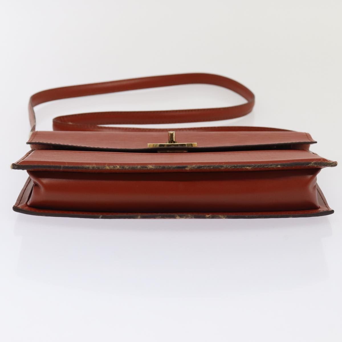 Louis Vuitton Epi Prebourg Shoulder Bag Brown M 52563 Lv Auth