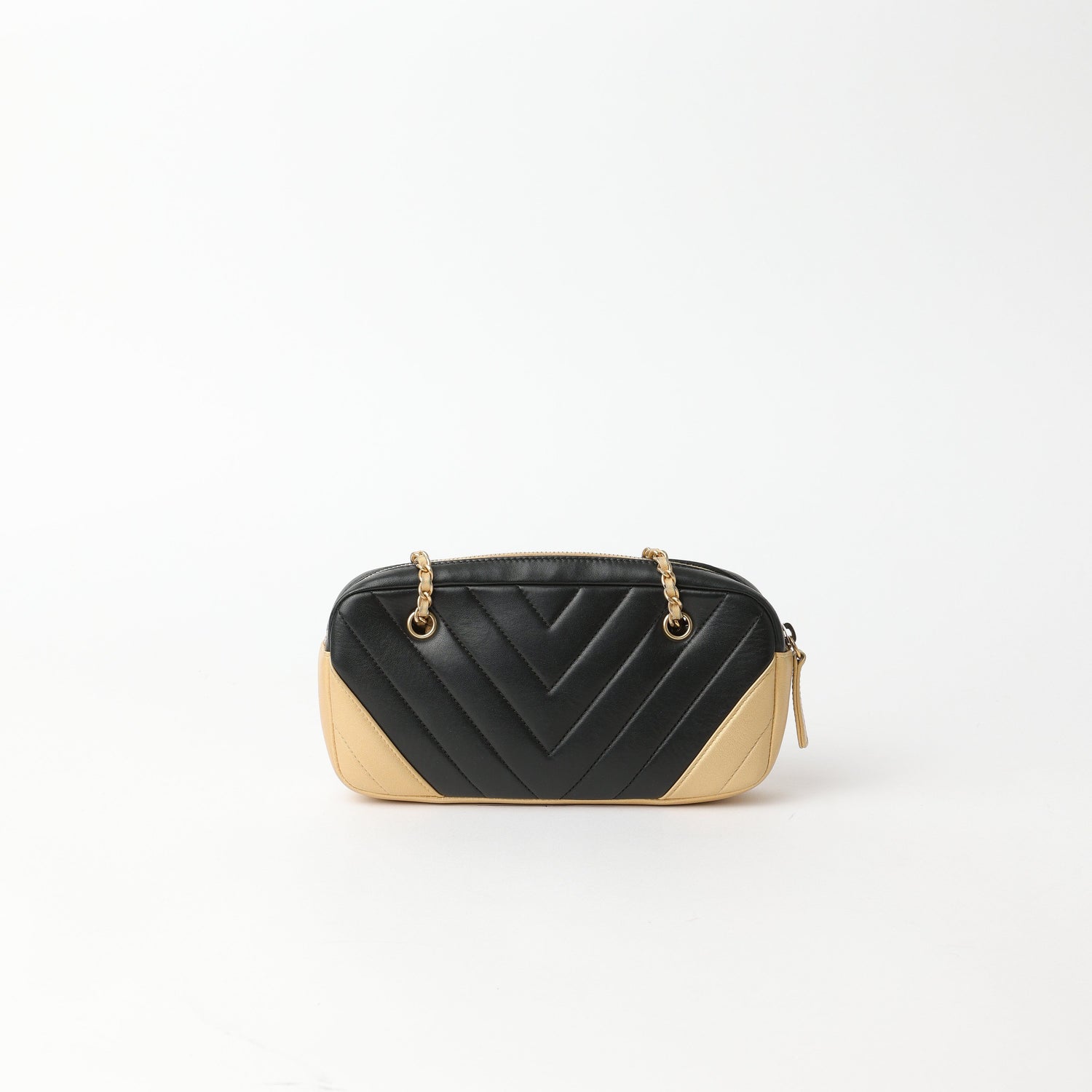 Chanel Chevron Charm Camera Bag
