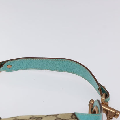 Gucci Jackie Gg Canvas Shoulder Bag Beige 120888 Auth