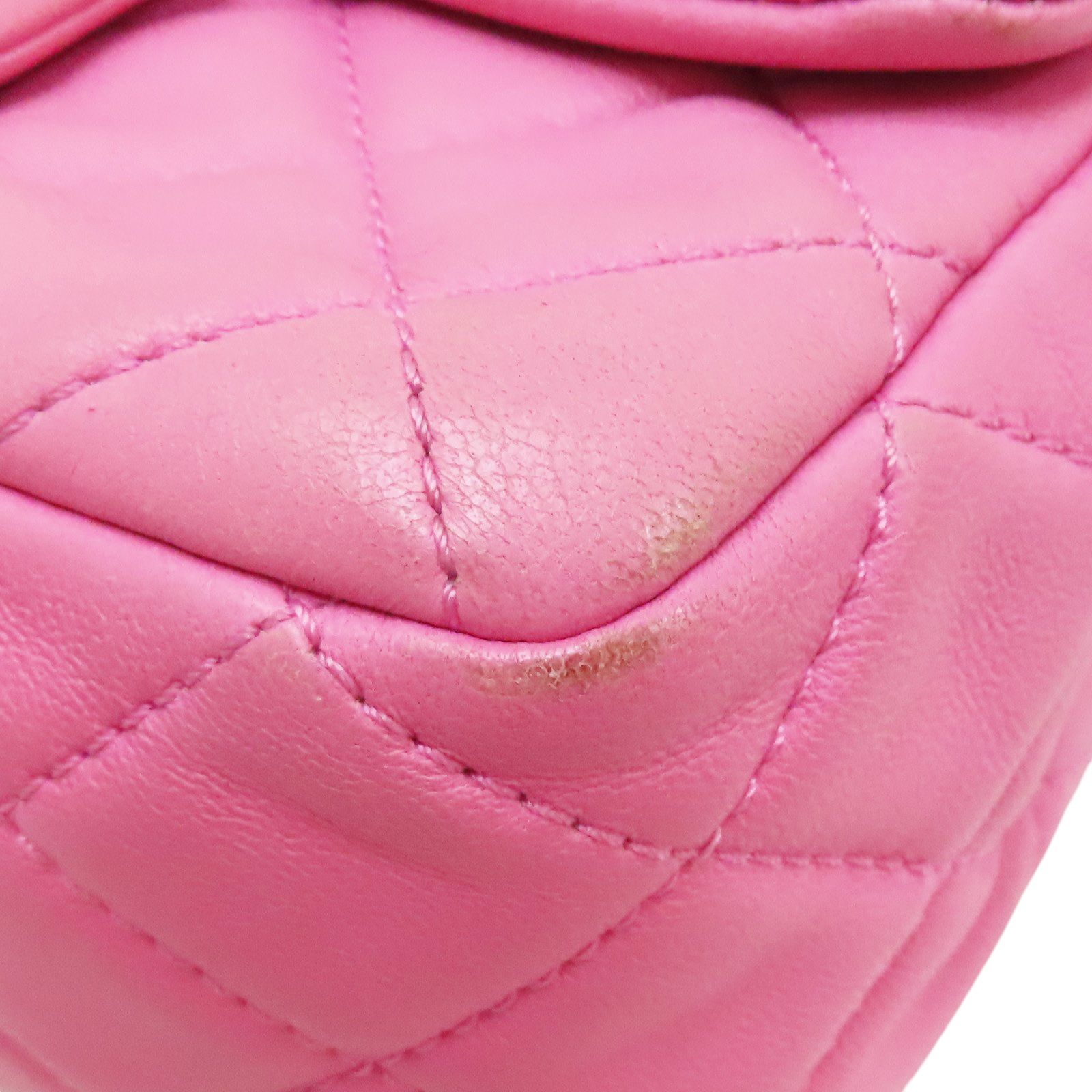 Chanel Matelasse Coco 17 Pearl Crush Shoulder Lambskin Pink Gold Metal