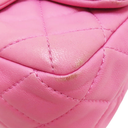 Chanel Matelasse Coco 17 Pearl Crush Shoulder Lambskin Pink Gold Metal