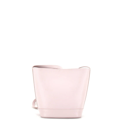 Celine Cuir Triomphe Bucket Bag Leather Small