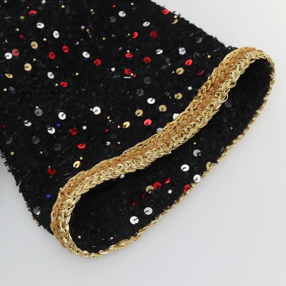 Chanel One Piece Shirt Tweed Black Cc Auth