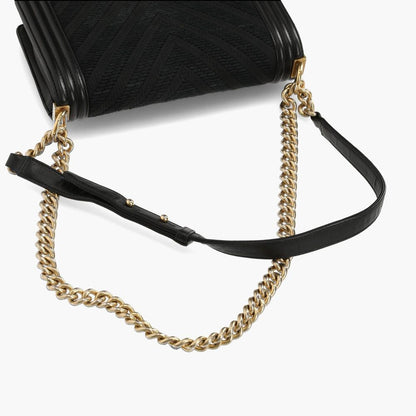 Chanel Medium Chevron Boy Bag