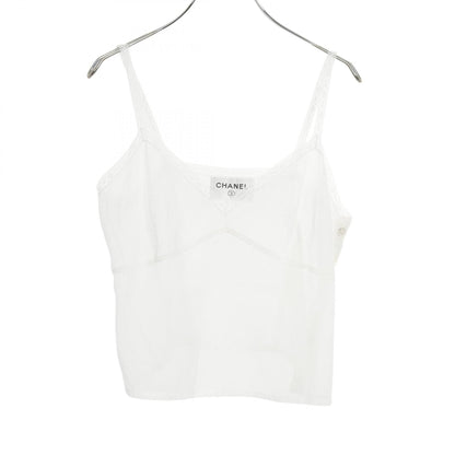 Chanel Beige Coco Mark Blouse Cotton P 17796w 02793