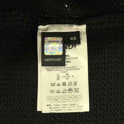 Fendi Sweater Black Cotton