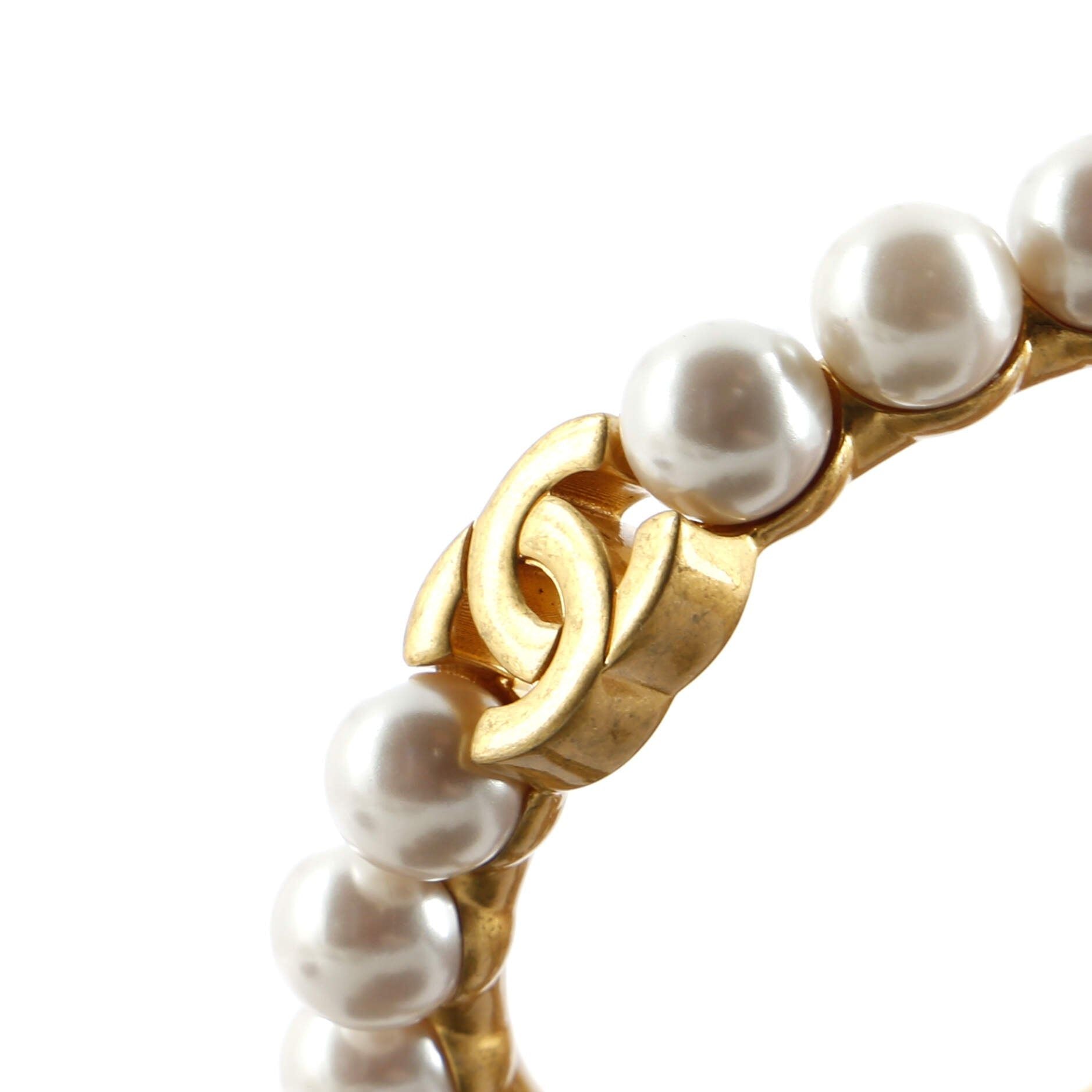 Chanel Pearl Crown Handle Multi-Pouches Quilted Lambskin