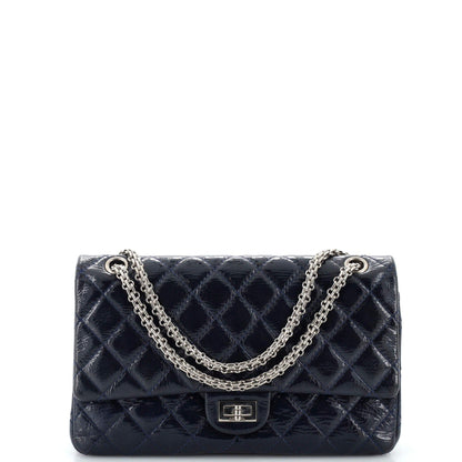 Chanel Reissue 2.55 Flap Bag Quilted Crinkled Patent 226