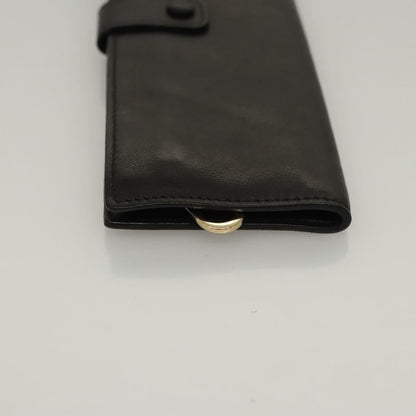 Bottega Veneta Pouch Leather Black Auth