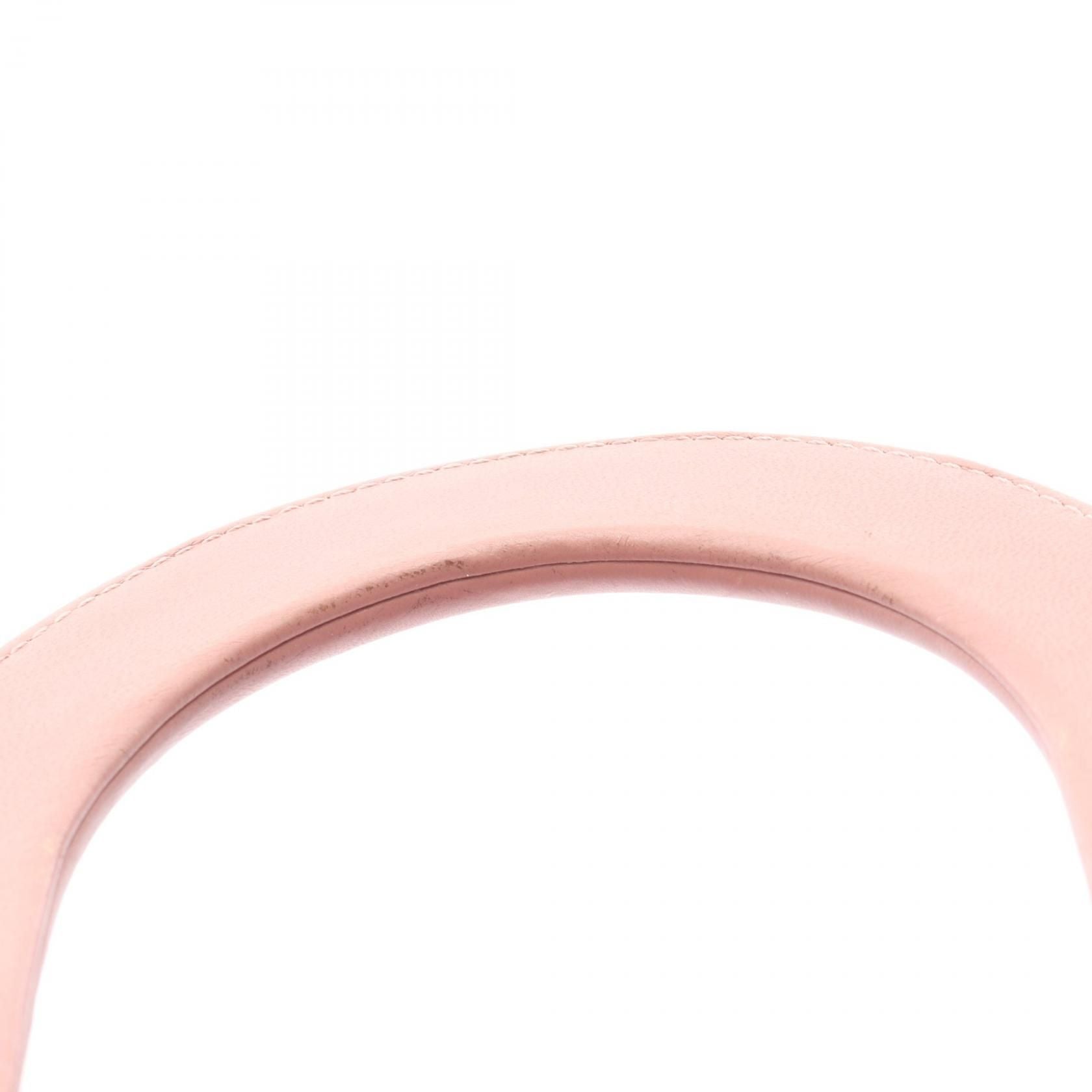 Dior Lady Dior My Abcdior Small Cannage Handbag Pink Lambskin (sheep Leather) M 0538onge