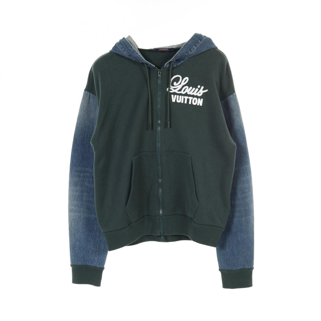 Louis Vuitton Green Blue Hoodie Rm 222 Ihn Hny 83w