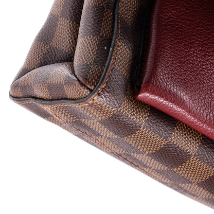 Louis Vuitton Vavin Handbag Damier With Leather Pm