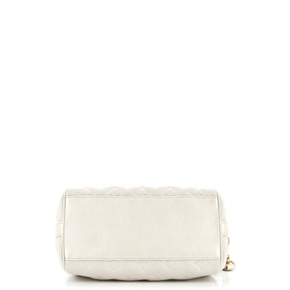 Louis Vuitton Speedy Bandouliere Bag Limited Edition Fall In Love Monogram Embossed Lambskin 22